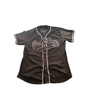 Bad Boy Jersey Biggie Smalls 90S Men Sz XXL Black Big Graphic HIp Hop Streetwear